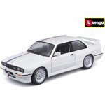 Bburago Plus BMW 3 Series M3 1988 White 1:24 – Zboží Dáma