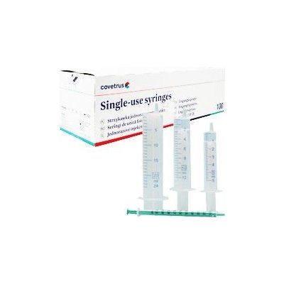 CVET Stříkačka inj 20 ml 2-dílná Luer excentr. 100 ks – Zboží Dáma