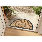 Hanse Home Collection Mix Mats 105685 Cocos půlkruh hnědá 45x75 cm – Hledejceny.cz