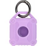 PTK pouzdro pro Apple AirTag s karabinou fialový 5903396309298 – Zboží Živě