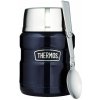 Termosky Thermos termoska se skládací lžící a šálkem tmavě modrá 470 ml