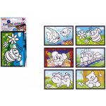SMT Creatoys Kouzelné malování vodou asst 6 druhů na kartě 11x21cm 18ks v boxu – Hledejceny.cz