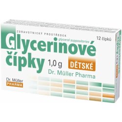 Dr. Müller Glycerinové čípky dětské 1 g 12 ks