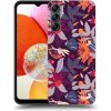 Pouzdro a kryt na mobilní telefon Samsung Picasee ULTIMATE CASE Samsung Galaxy A15 A155F 4G Purple Leaf