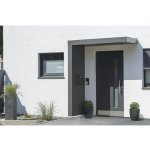 Gutta BS Plus 200 antracitová šedá 200x90 cm levý bok s poštovní schránkou a nerezovým odtokem – Hledejceny.cz