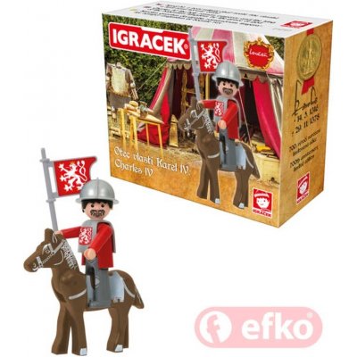 Efko IGRÁČEK Karel IV figurka speciální edice stavebnice