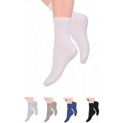 Steven 031 bavlněné ponožky bílá – Zboží Mobilmania
