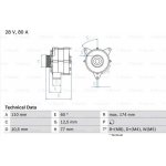 generátor BOSCH 0 986 039 790