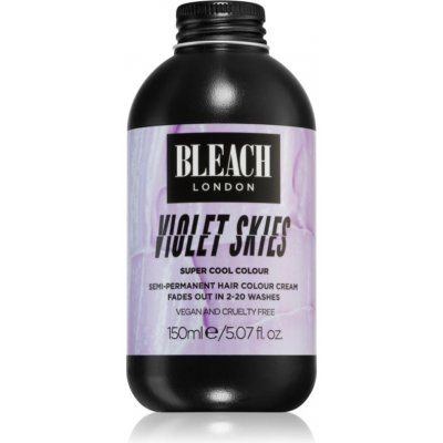 Bleach London Super Cool semi-permanentní barva na vlasy Violet Skies 150 ml