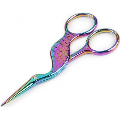 Nůžky vyšívací čáp délka 10 cm Varianta: multikolor, Balení: 1 ks 61164/158389/283320 – Hledejceny.cz