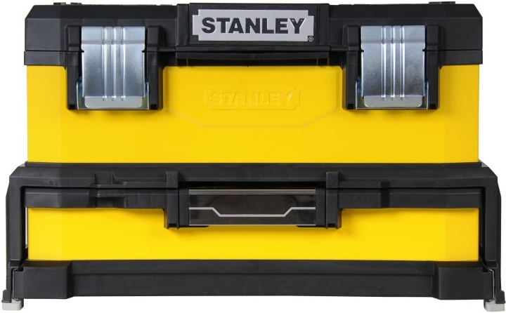 Stanley 1-95-829 Kovoplastový box na nářadí se zásuvkou žlutý