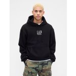 GAP Oversize mikina s logem Vintage Soft Černá – Zboží Dáma