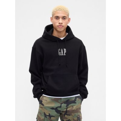 GAP Oversize mikina s logem Vintage Soft Černá – Zboží Dáma