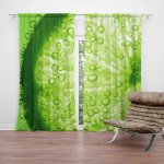 Sablio Závěs Limetka: 2ks 140x250cm – Zboží Mobilmania