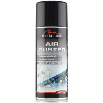 Media-Tech AIR DUSTER Stlačený plyn pro čištění těžko dostupných míst 400 ml (MT2607) – Hledejceny.cz