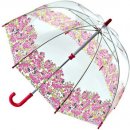 Fulton dětský průhledný holový deštník Funbrella 4 PRETTY PETALS C605