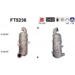 Filtr sazových částic, výfukový systém AS FT5236 FT5236 – Zboží Mobilmania