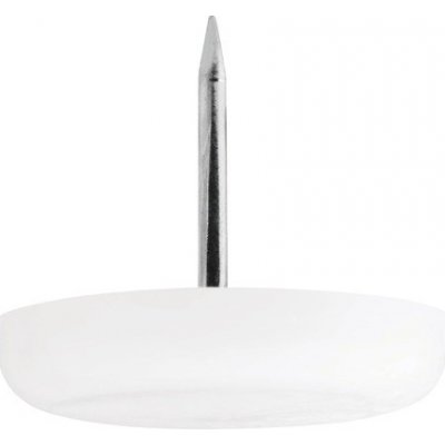 Walteco Plastový kluzák s trnem, průměr 30mm, bílý, 8 ks , 84988 – Hledejceny.cz