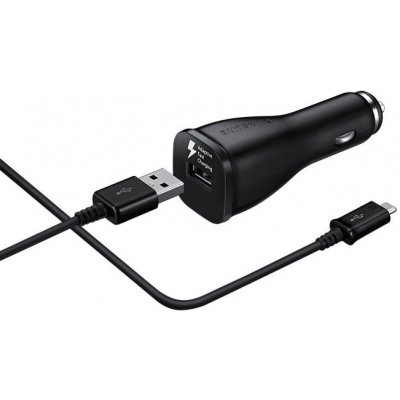 Samsung rychlonabíječka USB do auta EP-LN915UB, kabel micro USB, 2 A, černá – Zbozi.Blesk.cz