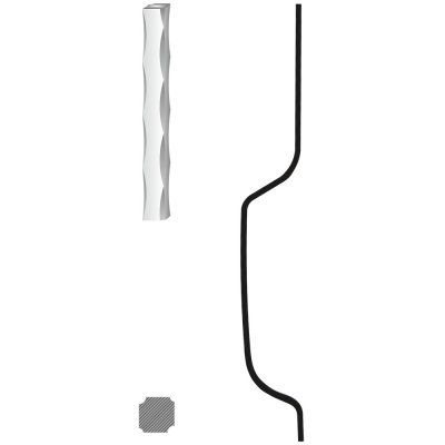 Kovoinox Tyč 12 x 12 mm, 130 x 1000 mm – Hledejceny.cz