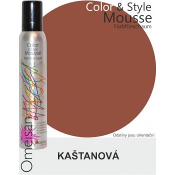 Omeisan Color & Style Mousse tužidlo kaštanové 200 ml