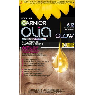 Garnier Olia Glow barva na vlasy 8.12 duhová blond – Zbozi.Blesk.cz