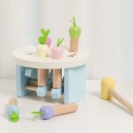 Classic World Classic World Montessori zatloukací hra mrkvičky – Zboží Dáma