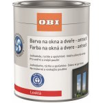 OBI Barva na okna a dveře 0,375 l bílá lesklá – Zboží Mobilmania