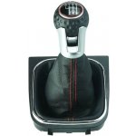 PROTEC Řadící páka s manžetou, VW Golf V 2003 - 2008 6st červené prošití I. – Sleviste.cz