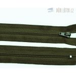Zip spirálový 3mm nedělitelný 10 cm tmavě zelená – Zboží Mobilmania