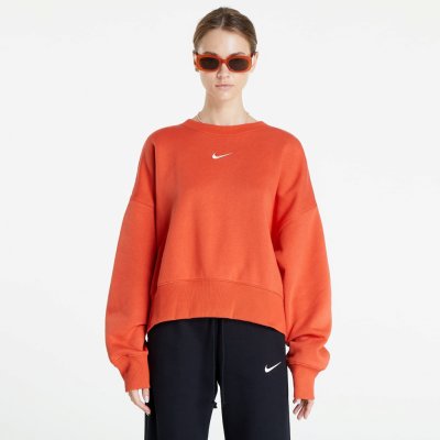 Nike Sportswear Phoenix Fleece Women's Over-Oversized Crewneck sweatshirt Mantra Orange/ Sail – Zboží Mobilmania