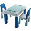 Dětský stoleček s židličkou Tega TEGGI TI-011-173 MULTIFUN set stoleček + židlička 1+2 tyrkysová/námořnická modrá/šedá