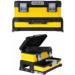 Stanley 1-95-829 Kovoplastový box na nářadí se zásuvkou žlutý – Zboží Dáma