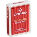 Copag Hrací karty 100% plastové Poker size Jumbo Index červené – Hledejceny.cz