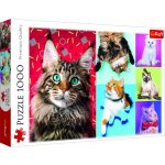 Trefl Veselé kočky 1000 dílků – Zboží Mobilmania