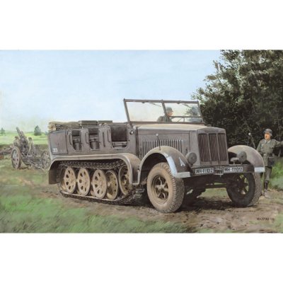 Models Dragon Sd.Kfz.7 8t HALFTRACK INITIAL PRODUCTION SMART KIT 6466 1:35