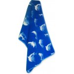 OVČÍ VĚCI Dětská deka z ovčí vlny DELFÍNI 140 x100 – Sleviste.cz