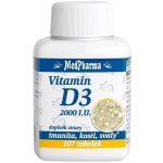 MedPharma Vitamin D3 2000 I.U., 107 tobolek – Hledejceny.cz