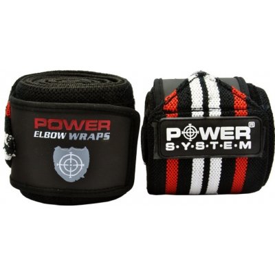 Power System Bandáže na lokty 1pár - Elbow Wraps PS 3600 Šedé – Hledejceny.cz