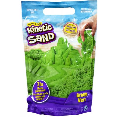 Spin Master Kinetic Sand kinetický písek zelená 0,9 kg – Zbozi.Blesk.cz