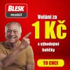 Sim karty a kupony BLESKmobil Předplacená SIM karta za 150 Kč s kreditem 150 Kč