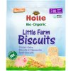 Dětský snack Holle Bio Little Farm špaldové sušenky se zvířátky pro děti od 10. měsíce, 100 g