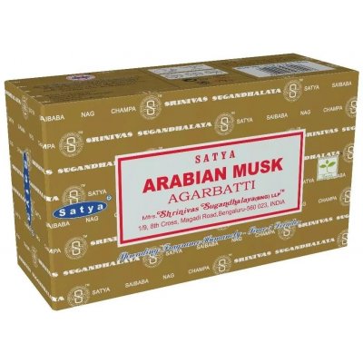 Shrinivas Satya Vonné tyčinky Arabian Musk 15 g – Hledejceny.cz