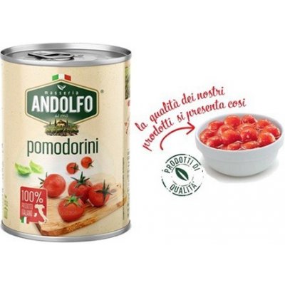Masseria Andolfo neloupaná cherry rajčata 400 g
