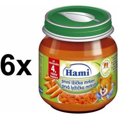 Hami Mrkvička 6 x 125 g – Zboží Dáma