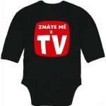 Dětské body dlouhý rukáv BIO Znáte mě z TV – Sleviste.cz