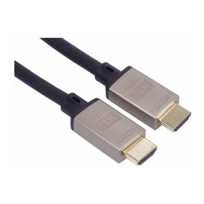 PREMIUMCORD Kabel HDMI 2.1 High Speed + Ethernet kabel 8K@60Hz, 4K@120Hz, pozlacené konektory, 2m