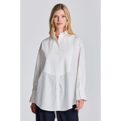 Gant D2. OS Pintuck shirt bílá