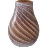Nordic Living Hnědá skleněná váza Bawo 16 cm – Hledejceny.cz