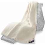 Wooline Vlněná Merino deka krémová australské merino 140x200 – Zboží Mobilmania